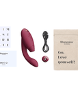 Womanizer Duo 2 Bordeaux Rabbit Lufttrycksvibrator - Lustly