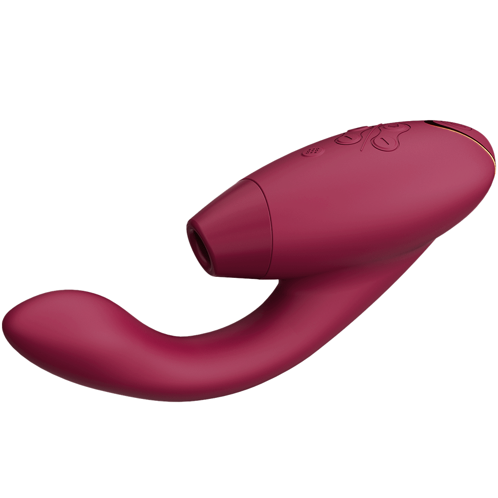 Womanizer Duo 2 Bordeaux Rabbit Lufttrycksvibrator - Lustly