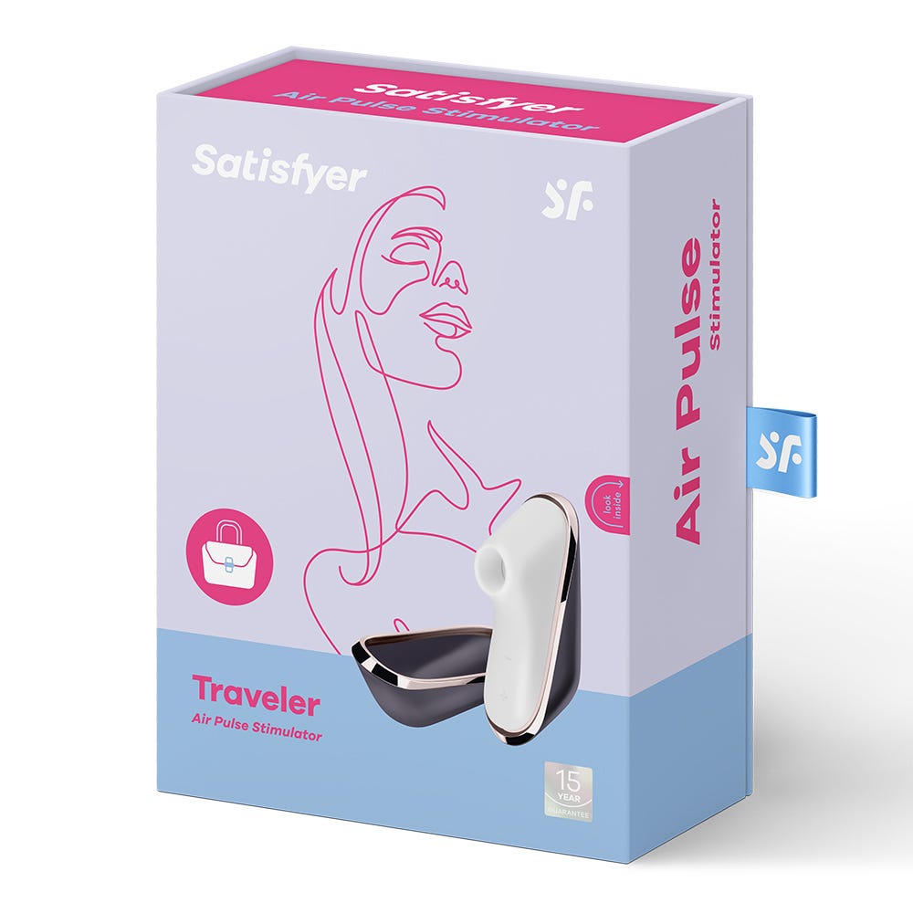 Satisfyer Pro Traveler Lufttrycksvibrator med förpackning 