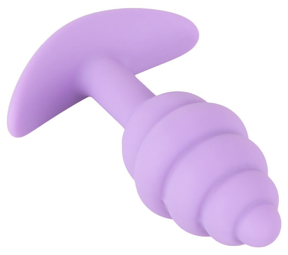 Cuties Mini Buttplug lila med bred analsäker bas