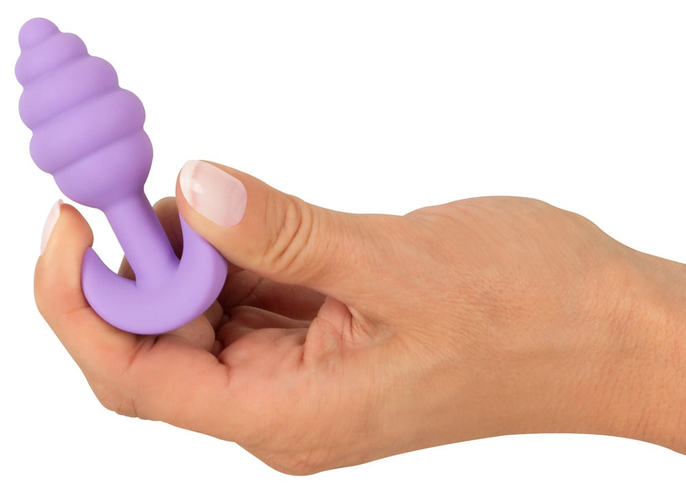 Lila Cuties Mini Buttplug i silikon, sidovy