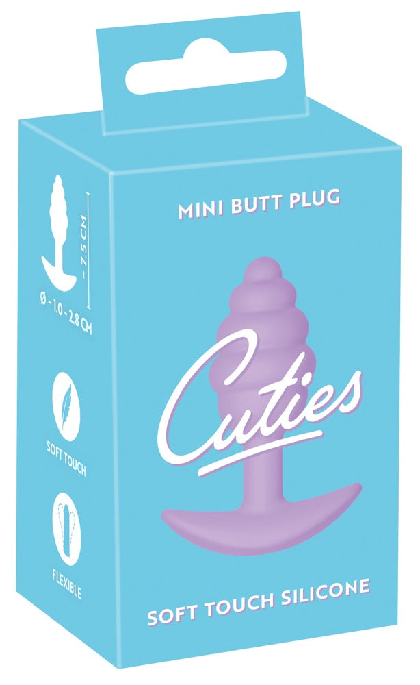 Förpackning till Cuties Mini Buttplug i lila