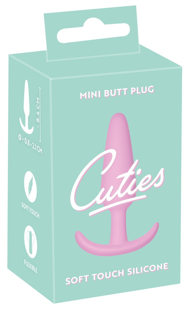 Förpackning till Cuties Mini Buttplug i rosa