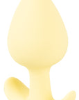 Cuties Mini Buttplug gul – bred bas som stoppar
