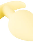 Cuties Mini Buttplug gul med avsmalnande hals