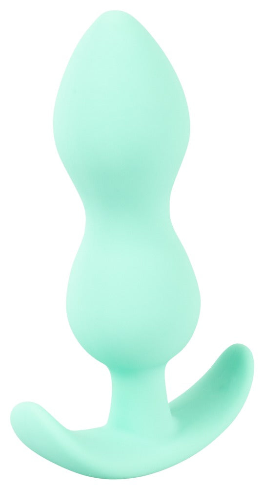 Mintgrön Cuties analplugg med avsmalnande konform