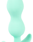Mintgrön Cuties analplugg med avsmalnande konform