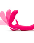 Rosa Happy Rabbit strapless strap-on – selfri pegging-leksak