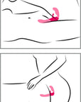 Rosa Happy Rabbit strapless strap-on i böjlig silikon