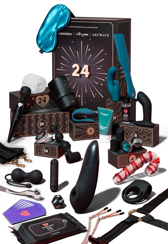 Magic Shiver Luxury Adventskalender 2026 i mörk teal och guld
