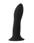 Solid Love Dildo Black ståendes mot vit bakgrund.