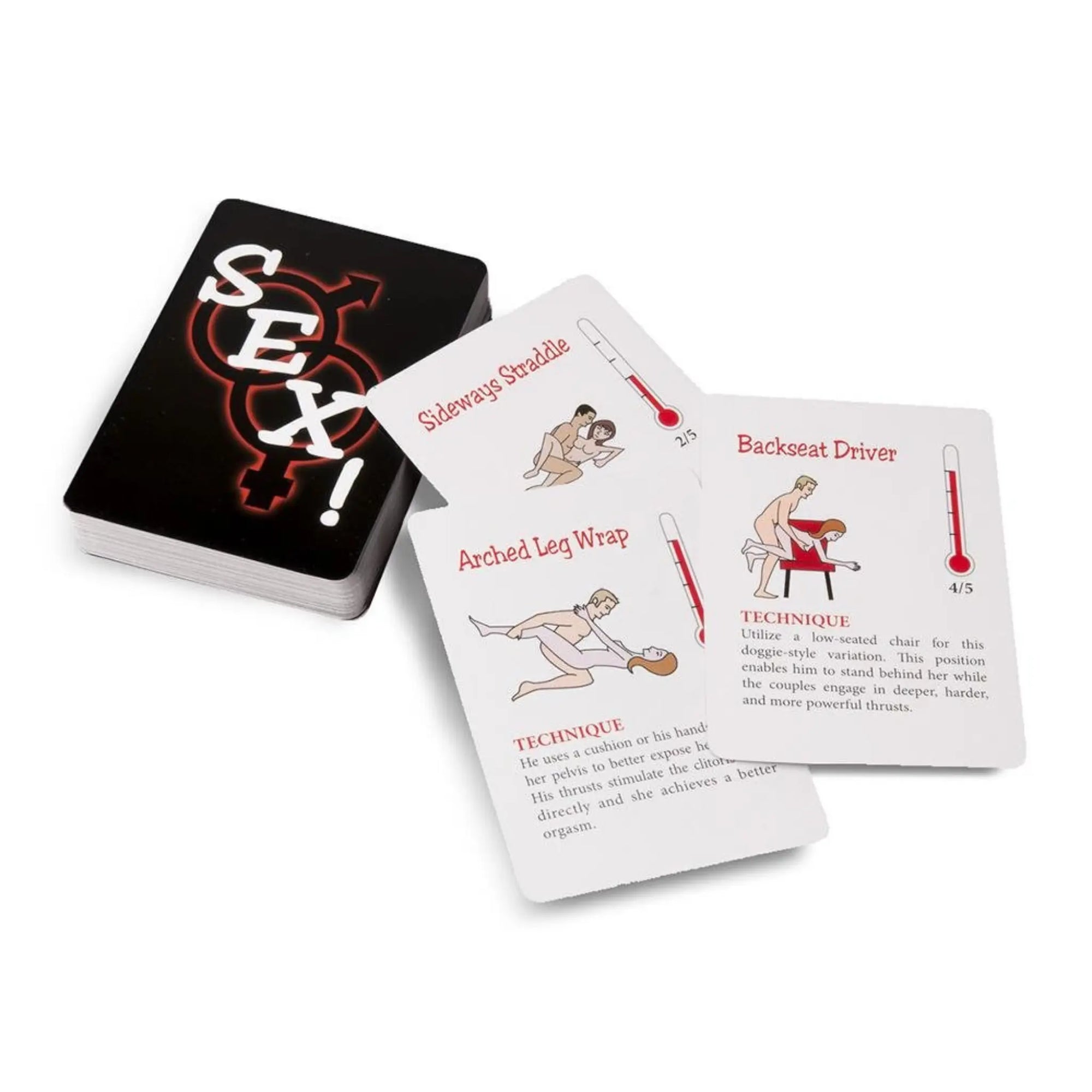 Detaljbild på A Year of Sex! Sexual Positions Card