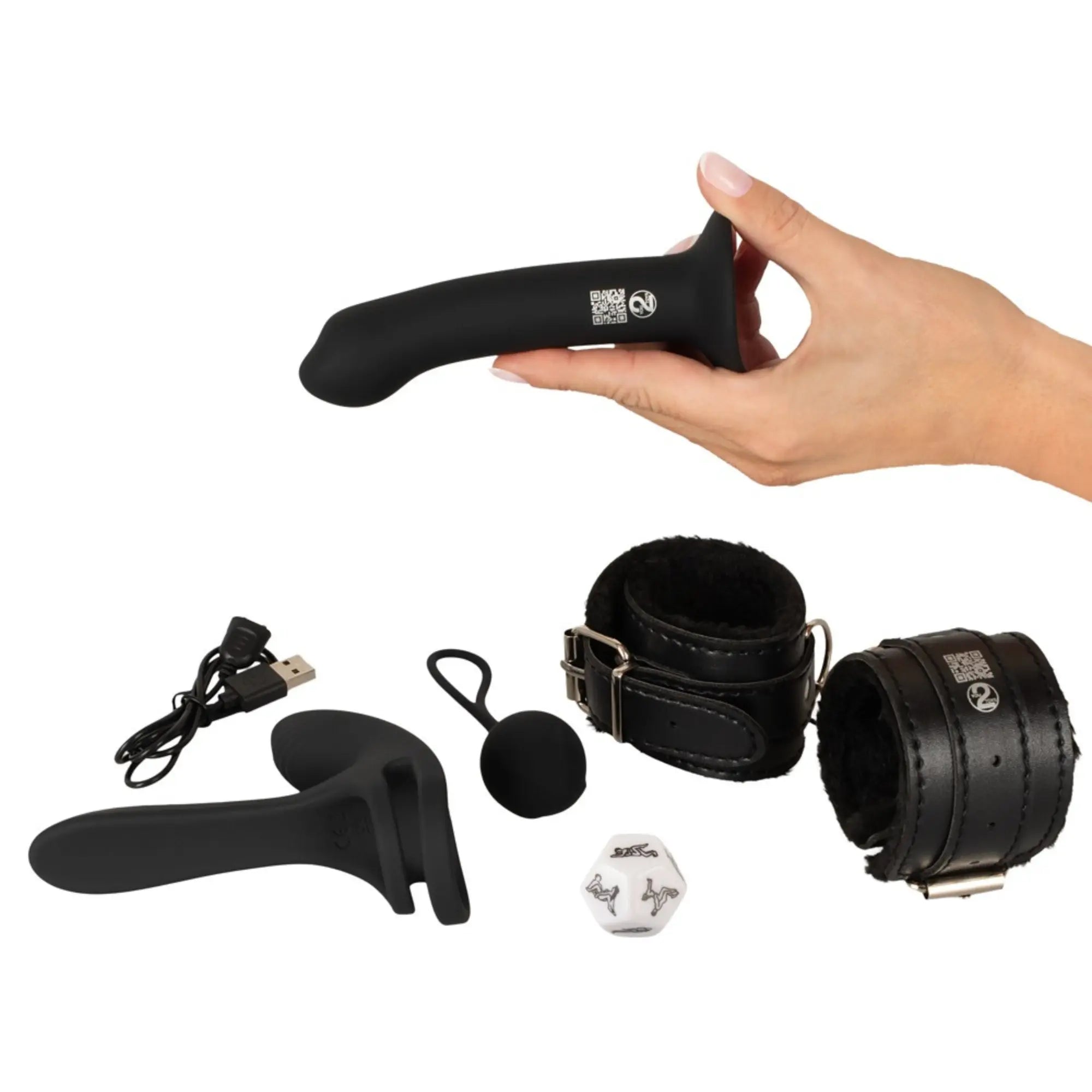 En tydlig bild på allt innehåll som du får i Magic Shiver Starter Set