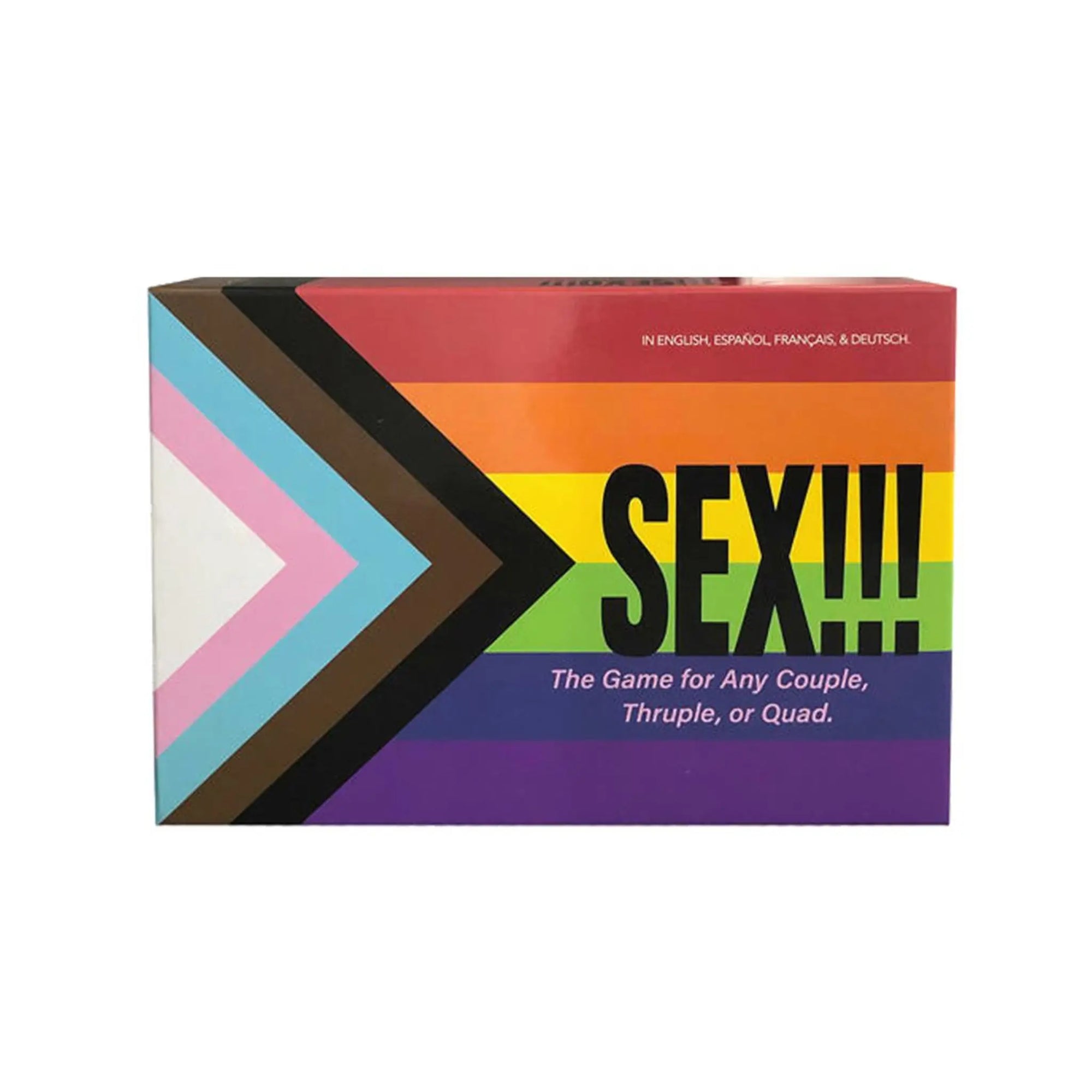 Bilden visar kartongen till SEX!!! The Game for Any Couple