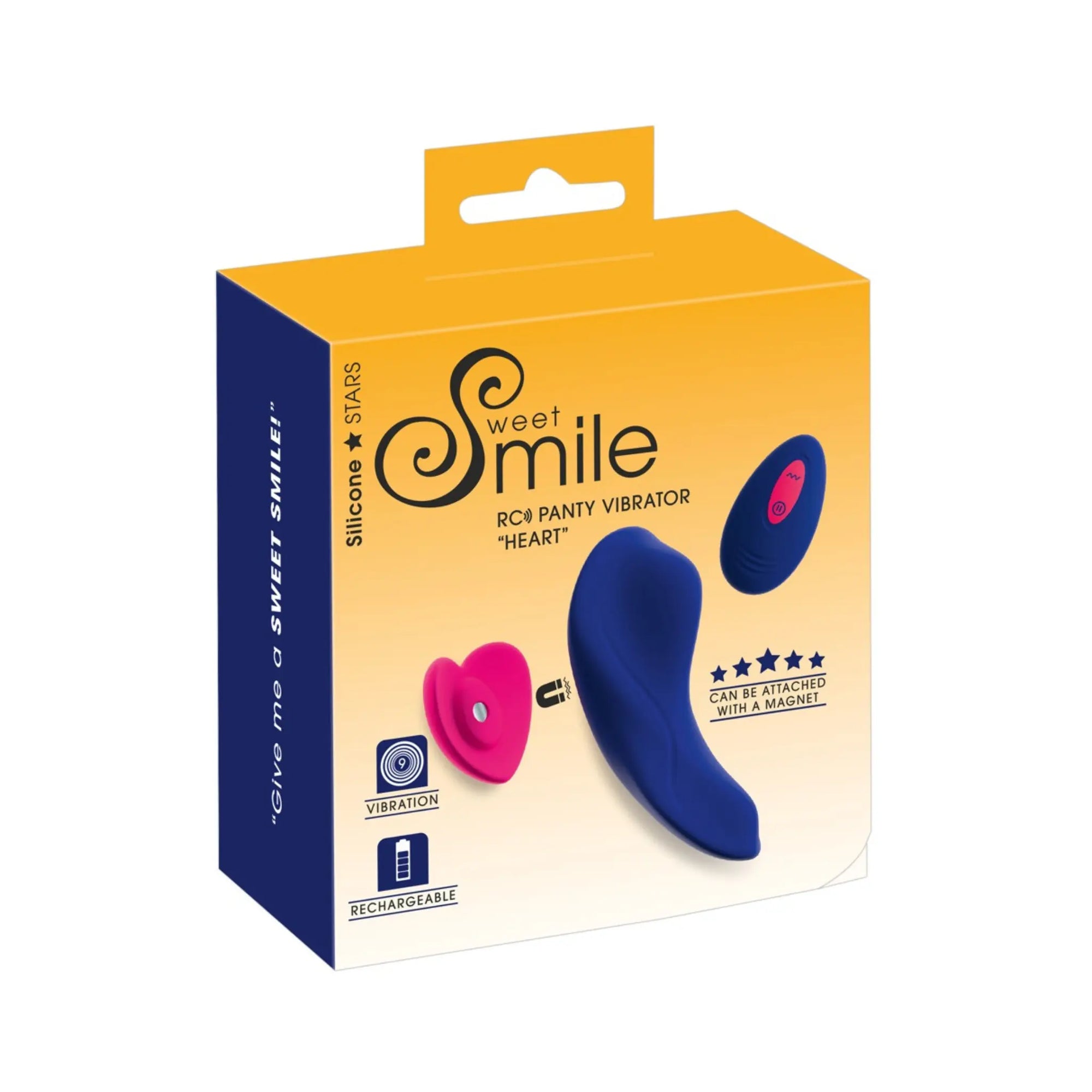 Kartongbild på Sweet Smile Heart Trosvibrator