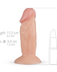 Real Fantasy Archi – kompakt realistisk dildo med sugpropp