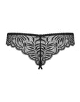 Contica Crotchless Panties – genomskinlig blomspets, detalj