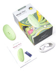 Magic Motion Nyx grön smart trosvibrator, detaljbild