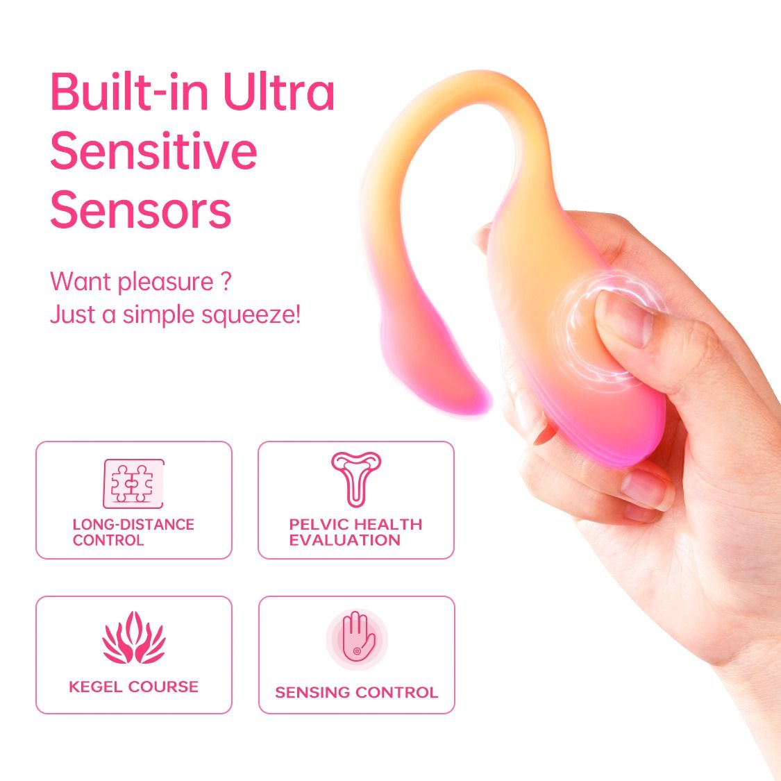 Flamingo Max vattentät IPX6 vibrerande ägg