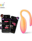 Magic Motion Flamingo Max i orange silikon, appstyrt ägg