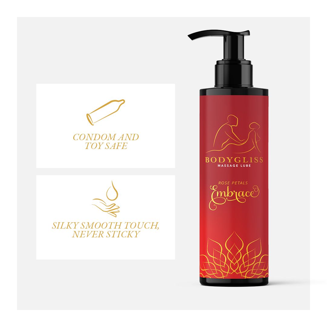 BodyGliss Massage Collection Rose Petals 2-in-1