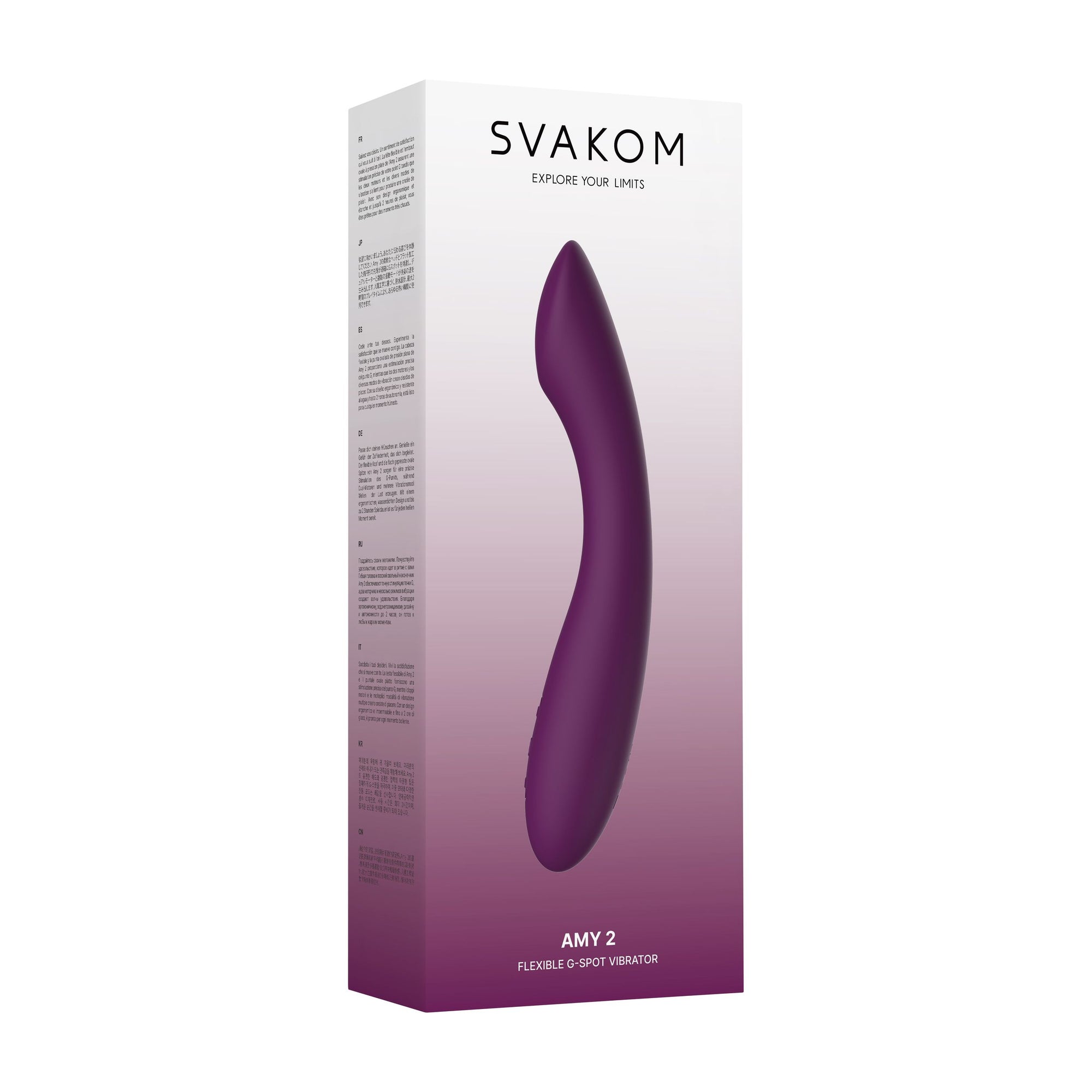 Lila Svakom Amy 2 – vattentät G-punktsvibrator