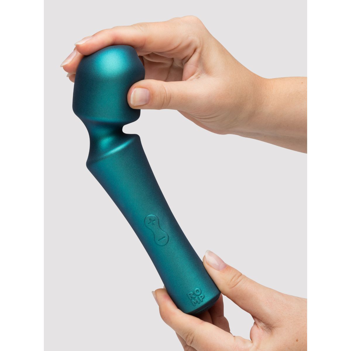 ROMP Presto wandvibrator med böjligt silikonhuvud, grön
