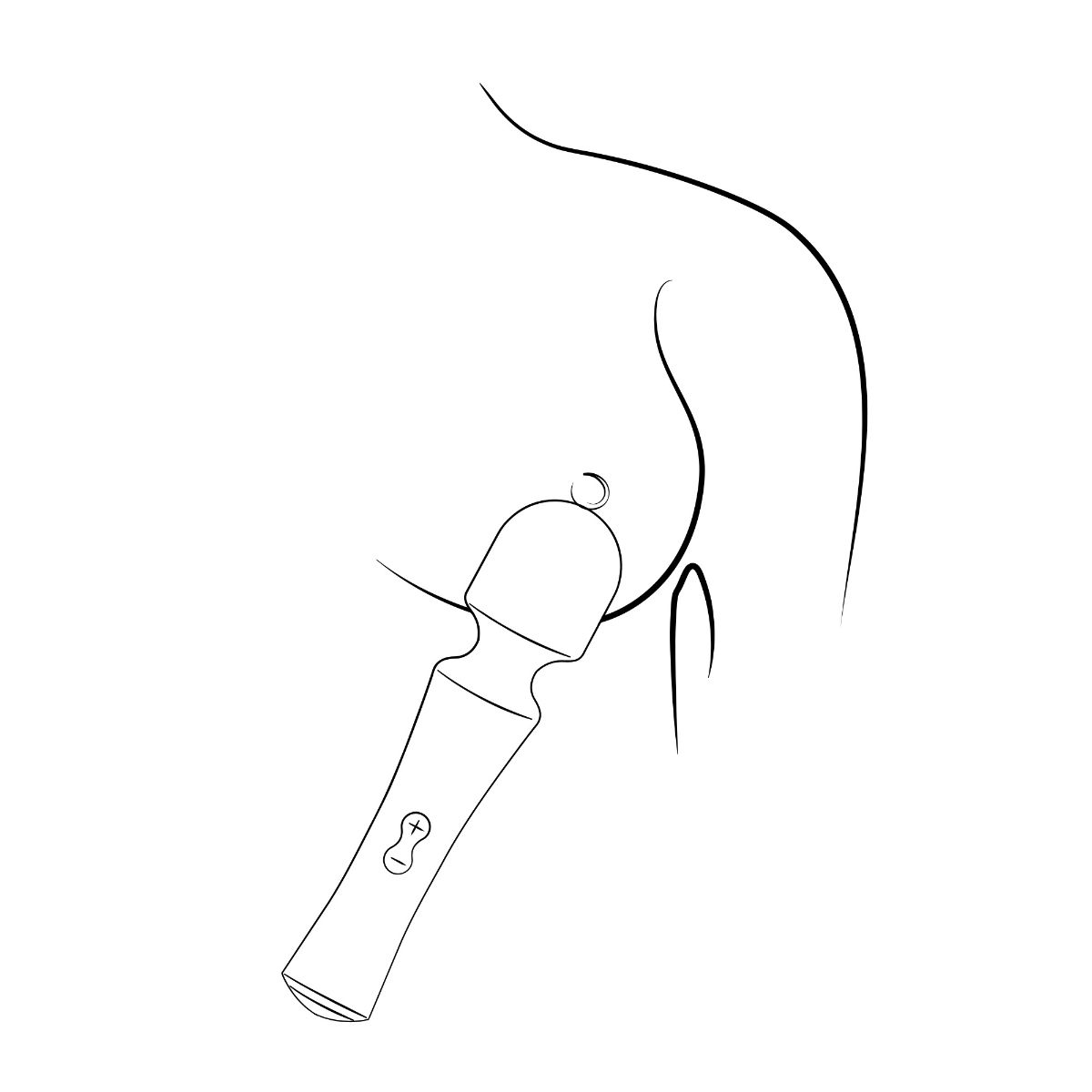 ROMP Presto mini wandvibrator med böjlig hals, grön