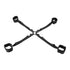 Produktbild på Sportsheets Velvet Noir Justerbart Hogtie Set