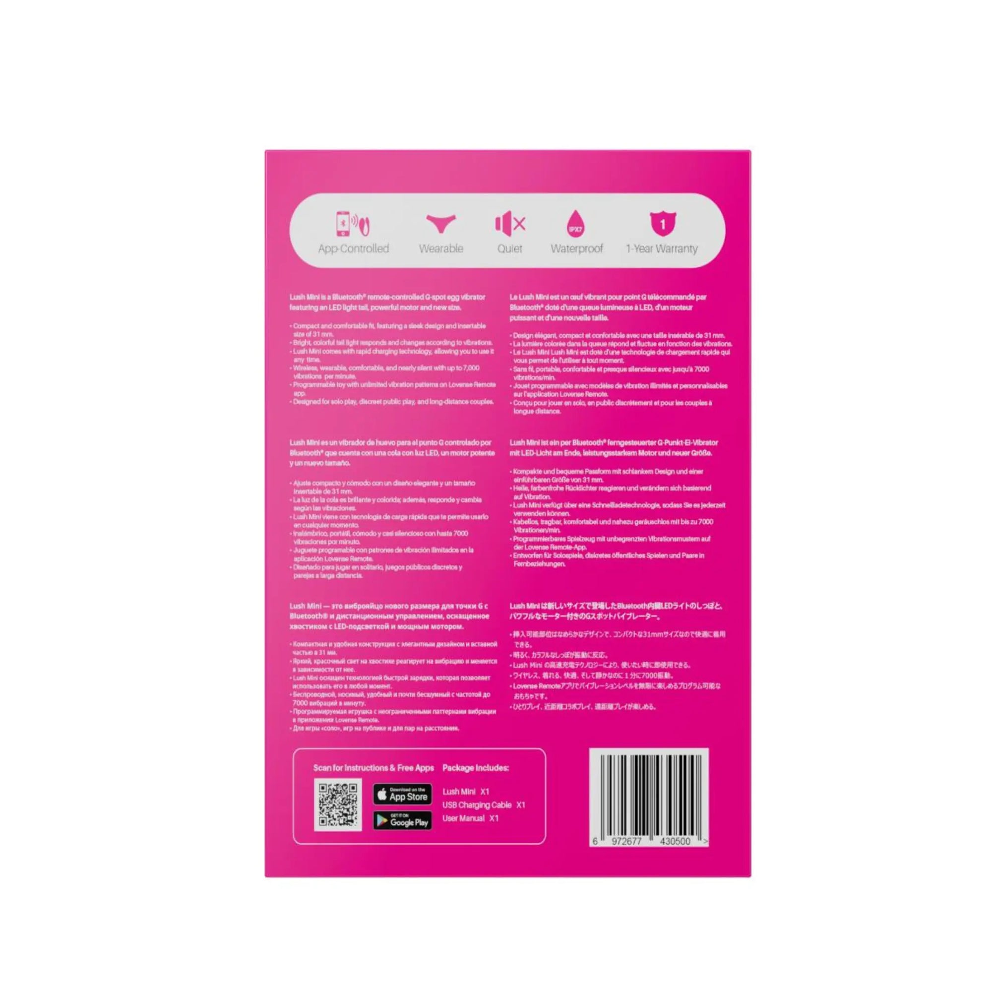 Baksida Lovense Lush Mini