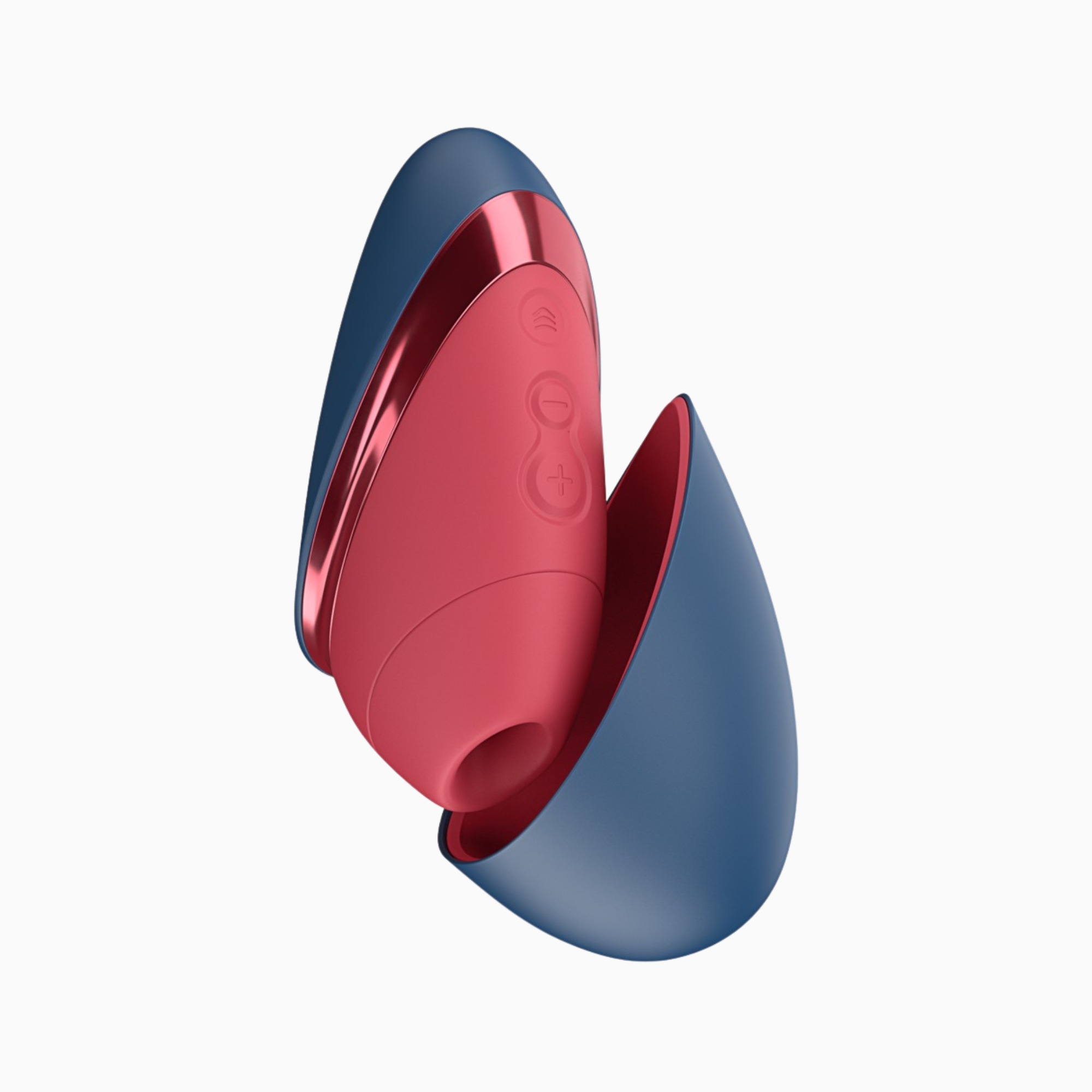 Womanizer Next Liberty i blått och rött med magnetiskt lock