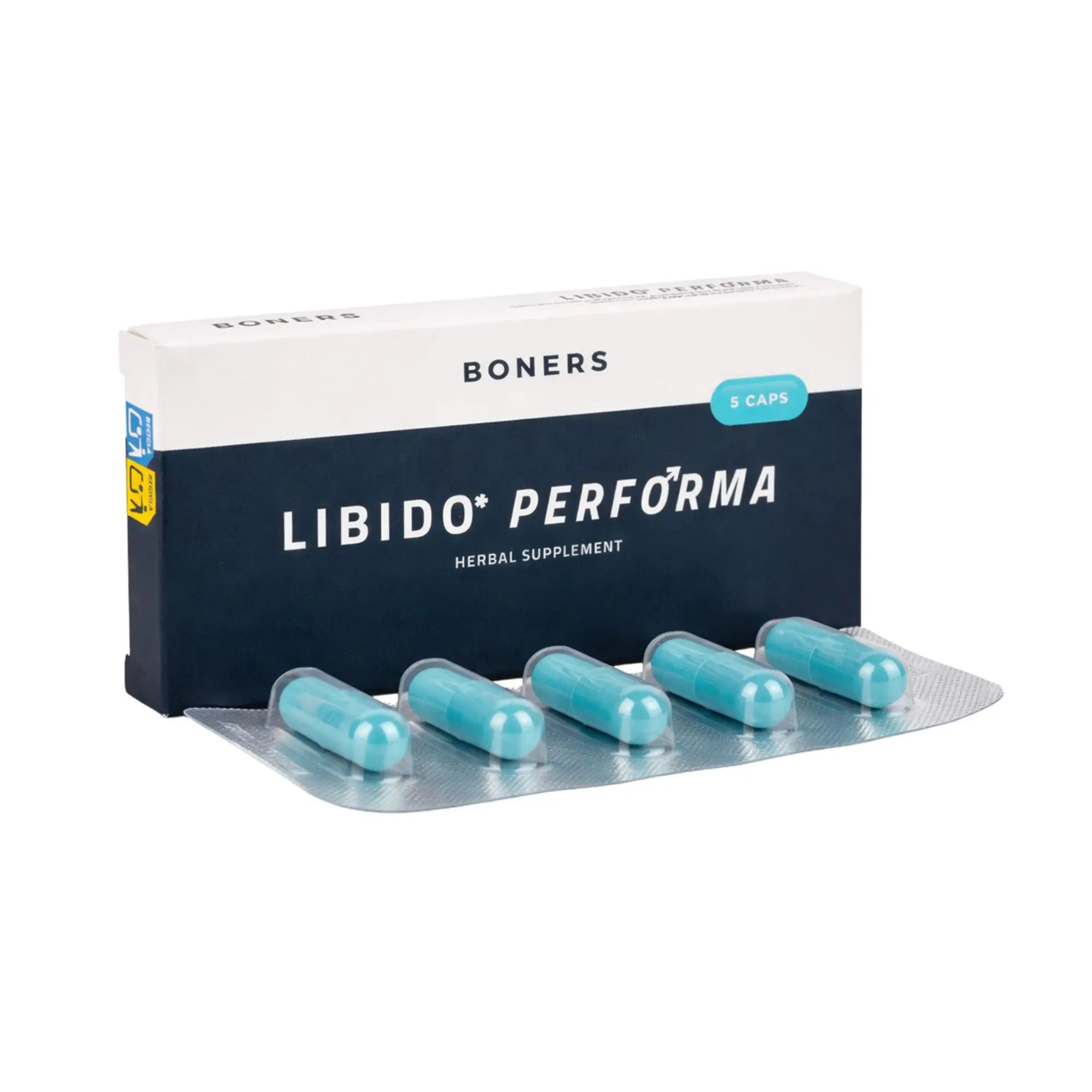 Bild på Boners - Libido Performa Herbal Supplement - 5 Pieces mot vit bakgrund