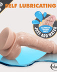 Förklarande bild till Dr. Skin Realistic Dildo Flesh 23 cm Självsmörjande