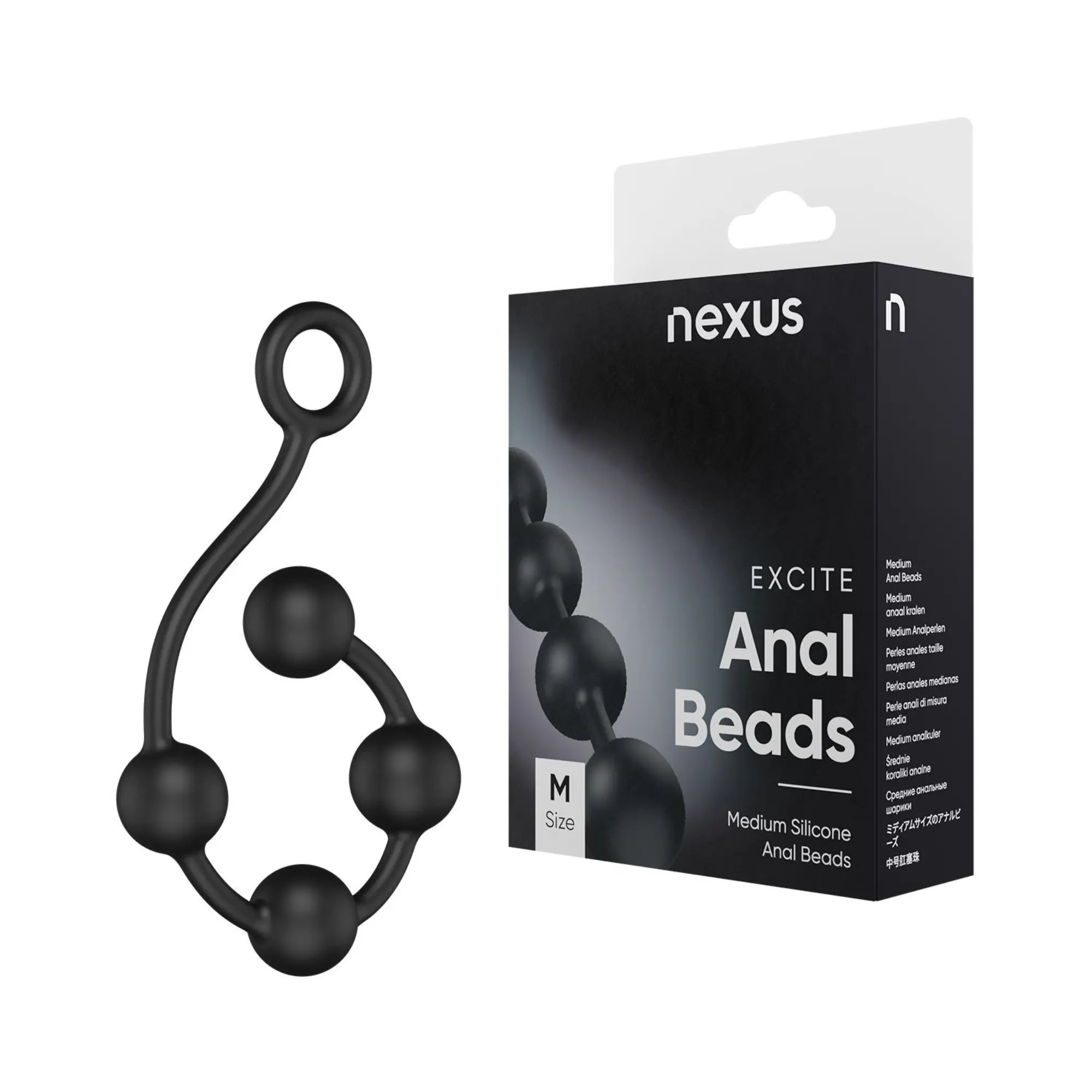 Produktbild på Nexus Excite Anal Beads Medium – 24 cm