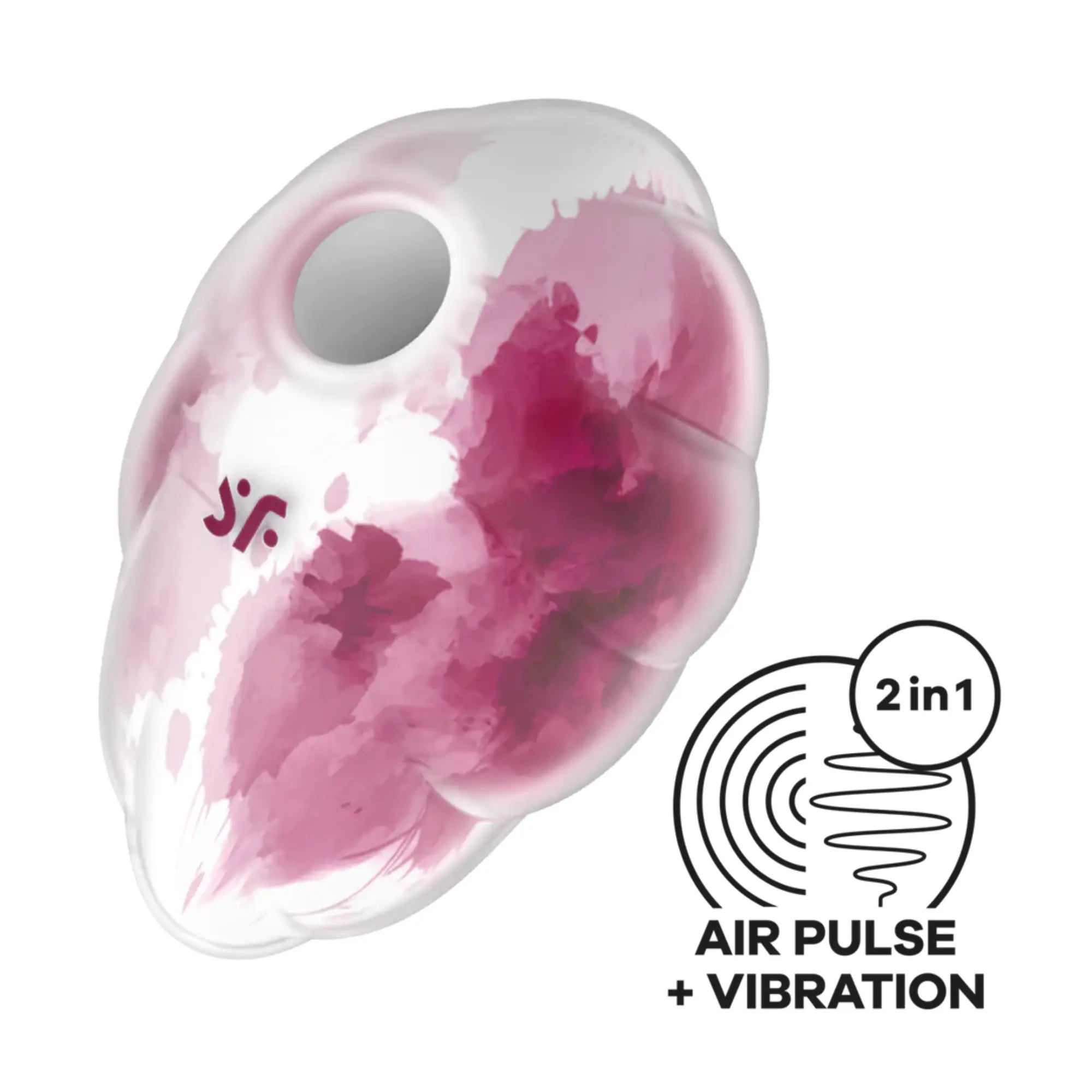 Produktbild på Satisfyer Cloud Dancer Red Print Lufttrycksvibrator