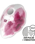 Produktbild på Satisfyer Cloud Dancer Red Print Lufttrycksvibrator