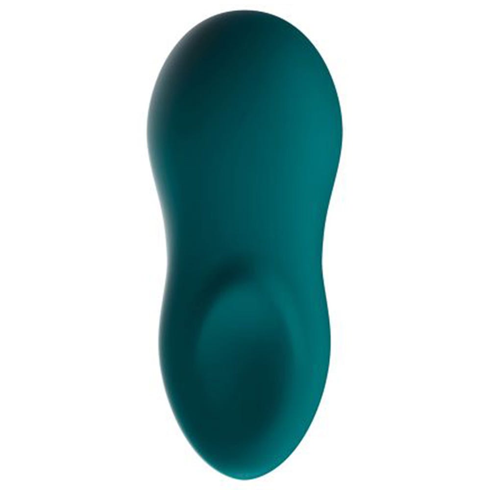 We-Vibe Touch X Green Velvet baksida mot vit bakgrund.