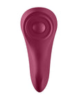 Satisfyer Sexy Secret Trosvibrator baksida ståendes mot vit bakgrund.