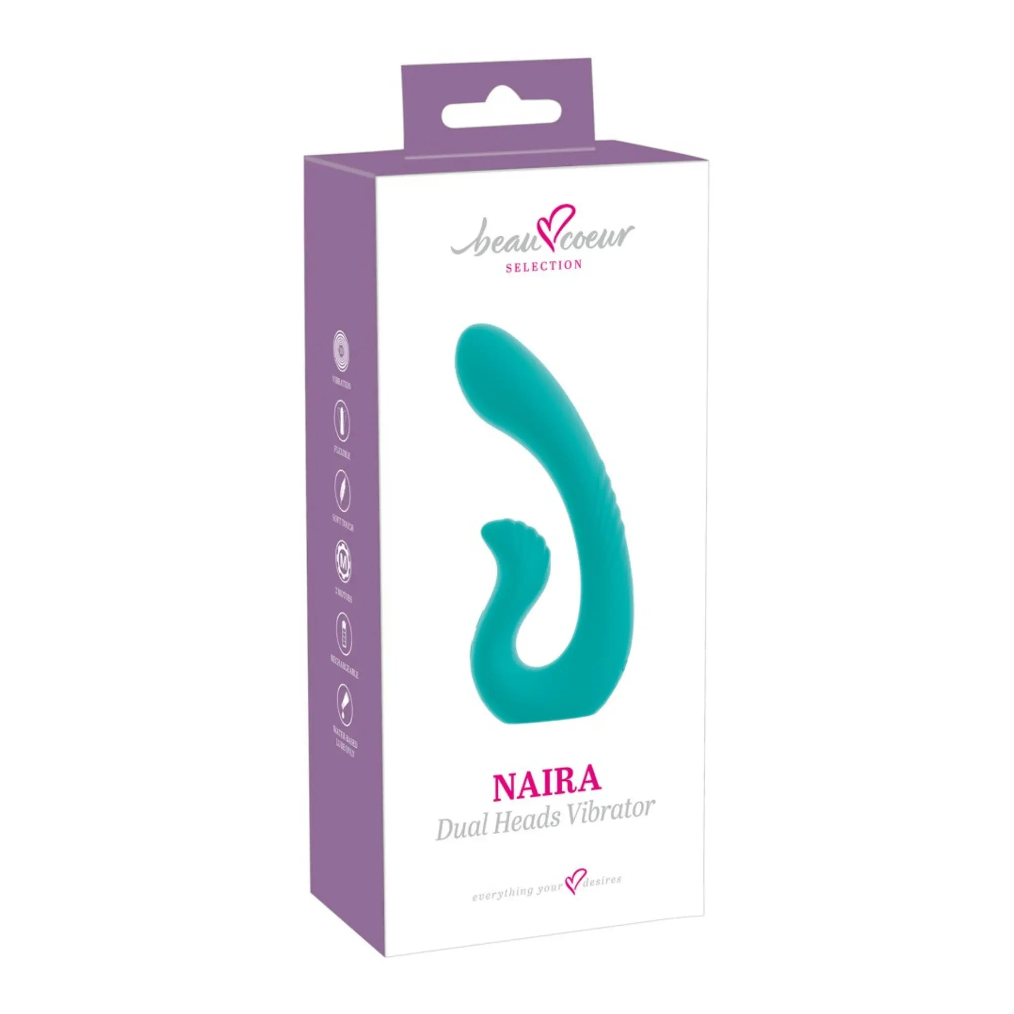 Förpackningen till Beau Coeur Naira Rabbitvibrator
