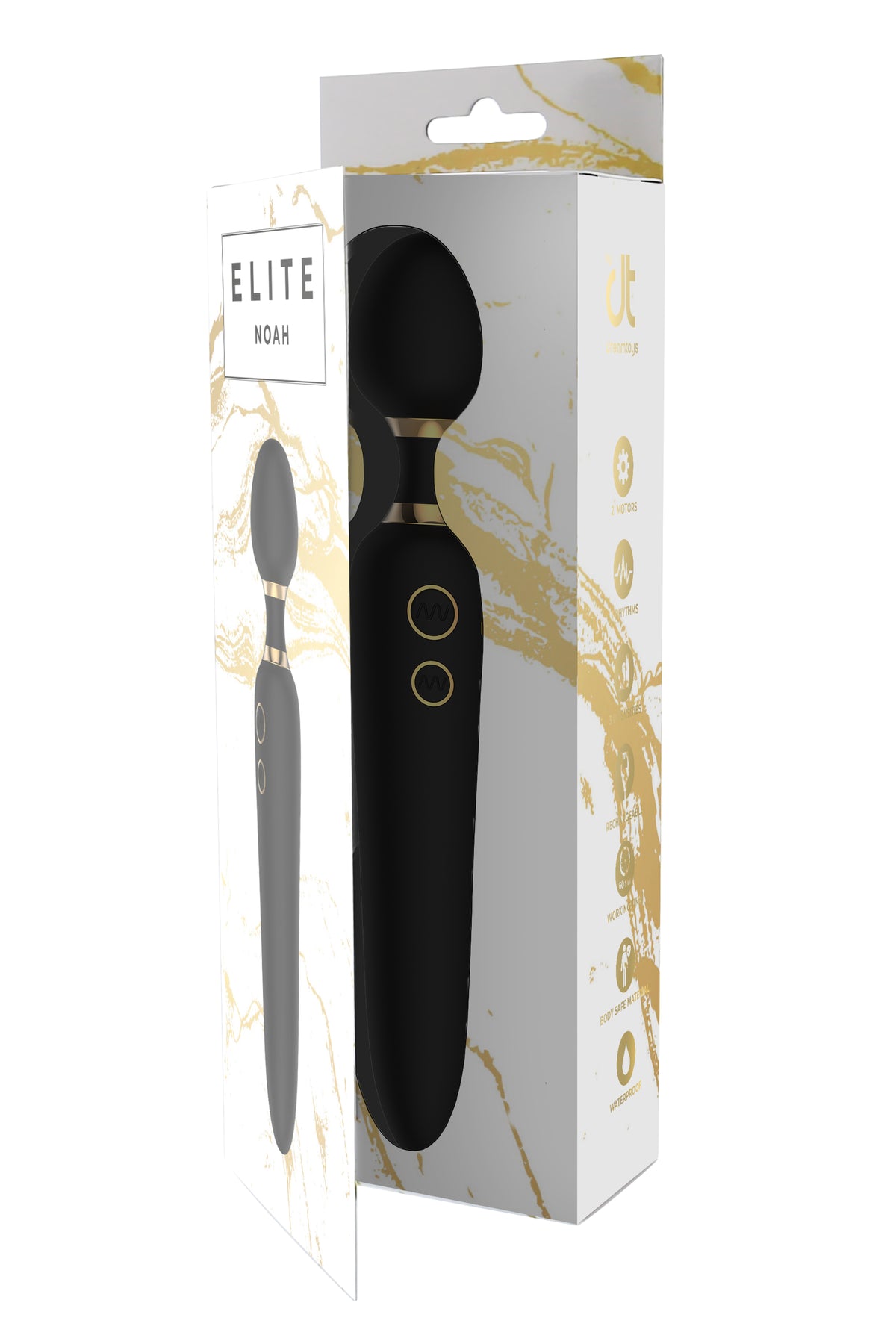 Elite Noah dubbel wand-vibrator med USB-laddning