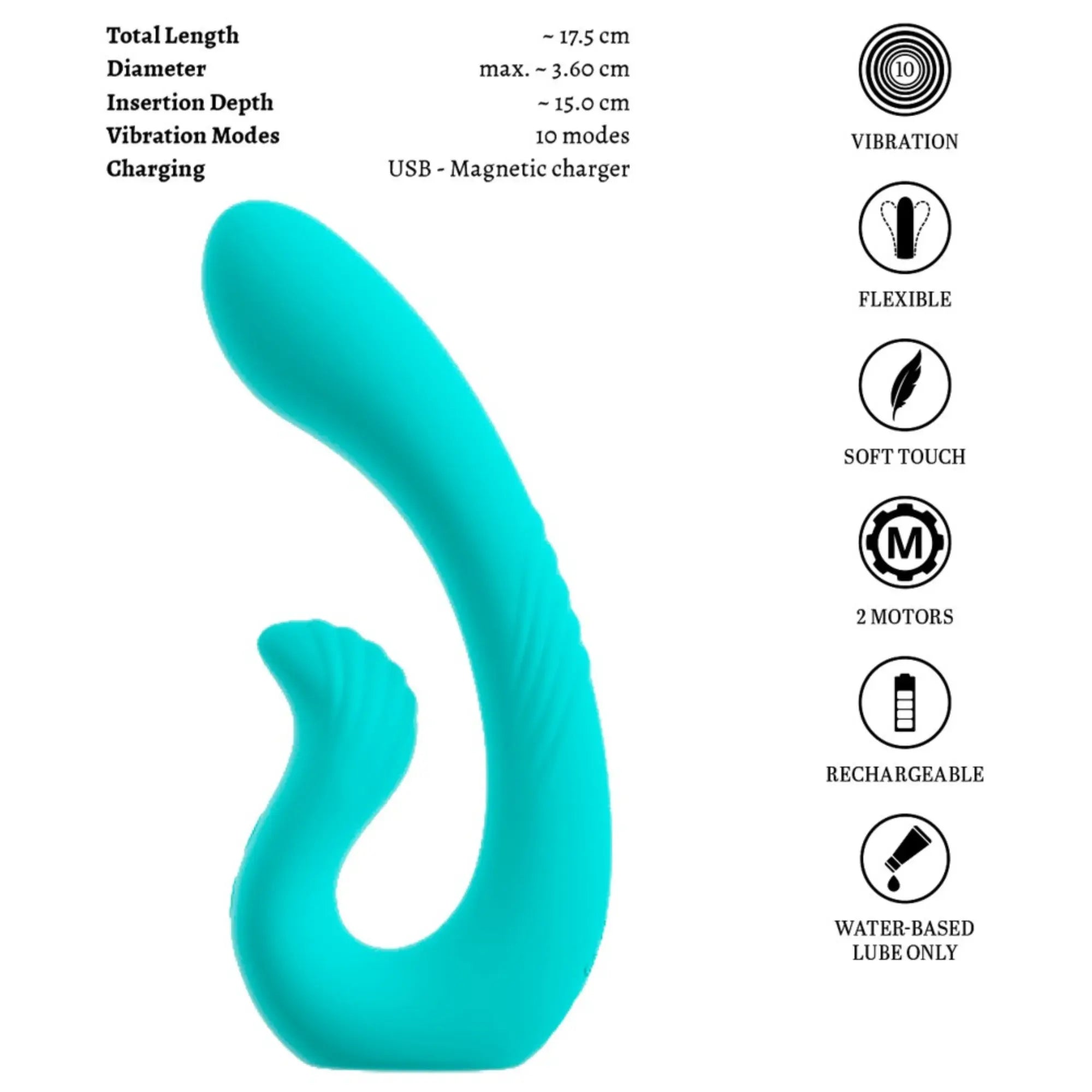 En informationsbild om Beau Coeur Naira Rabbitvibrator