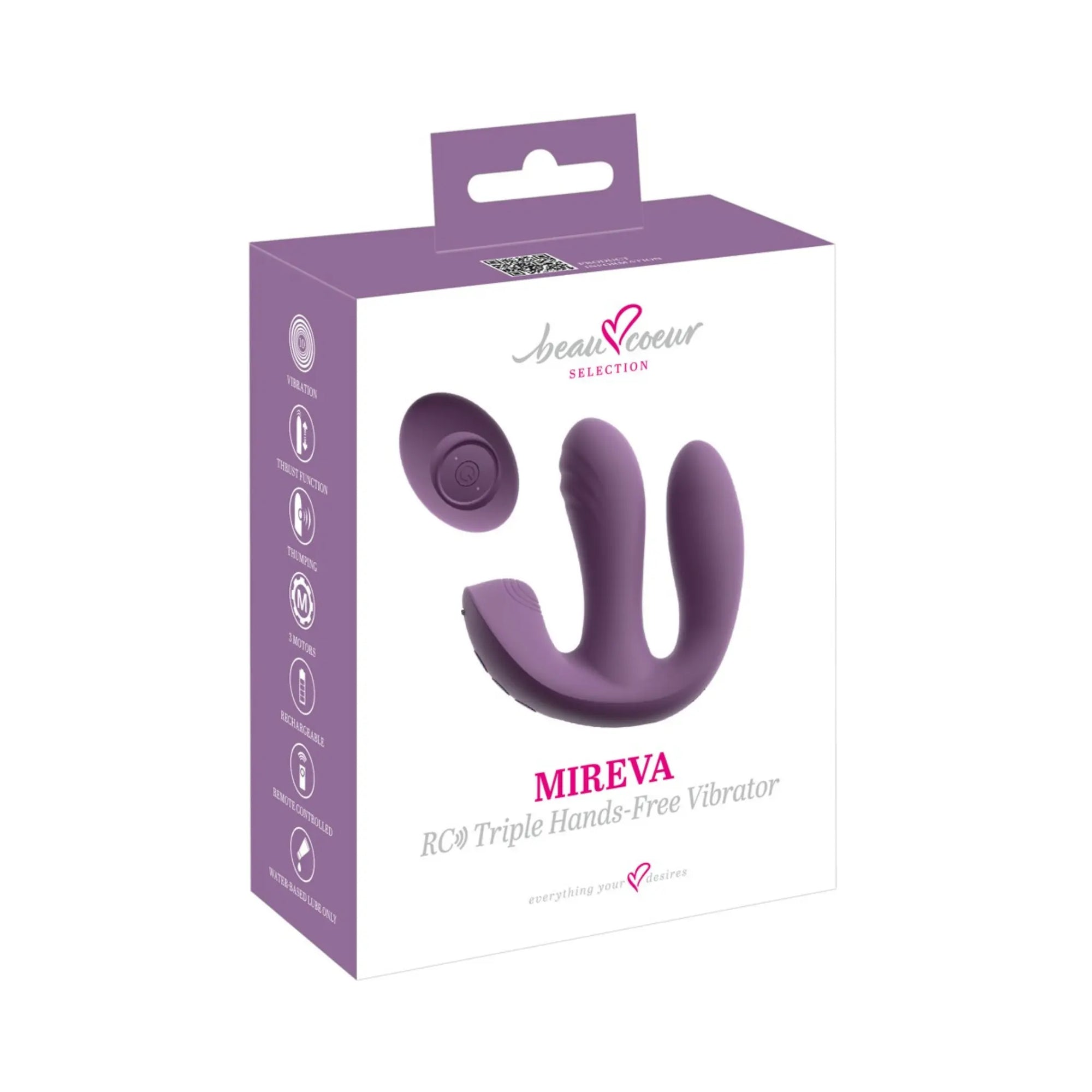 Kartongen till Beau Coeur Mirva Bärbar Rabbitvibrator