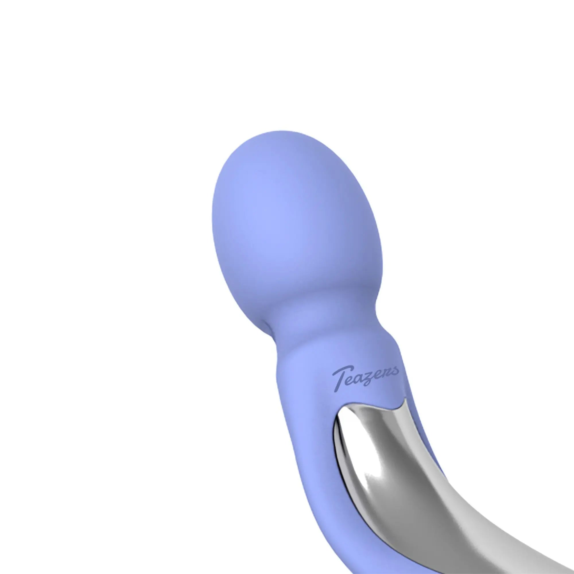 Närbild på Teazers Curved Wand Vibrator – Lavender