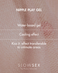 Nipple Play Gel Slow Sex, metallisk roll-on applikator