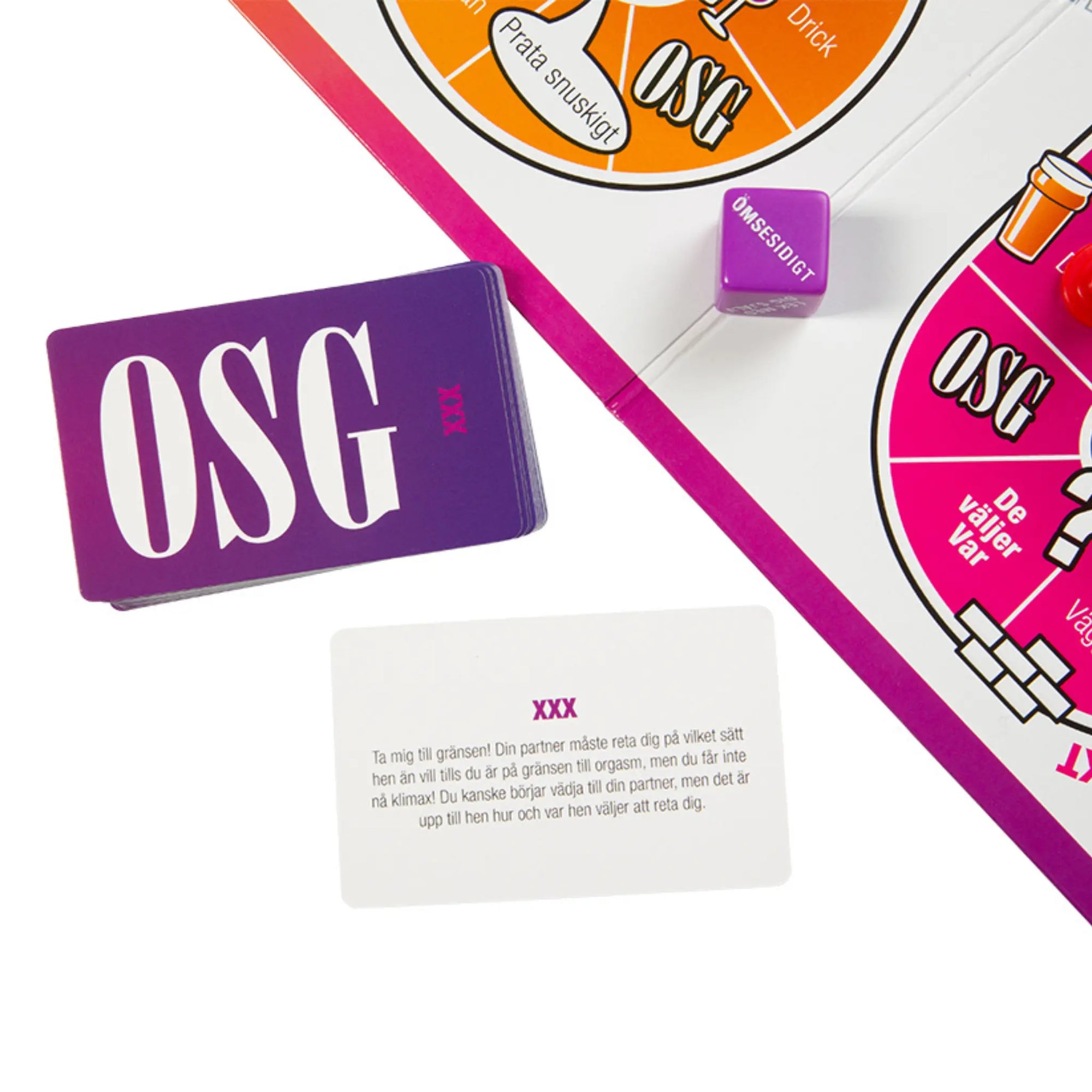 Närbild på kort ur OSG
