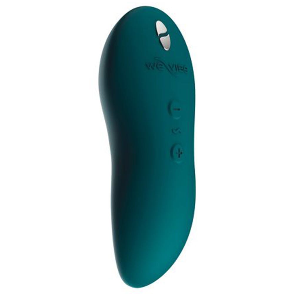 We-Vibe Touch X Green Velvet ståendes mot vit bakgrund.