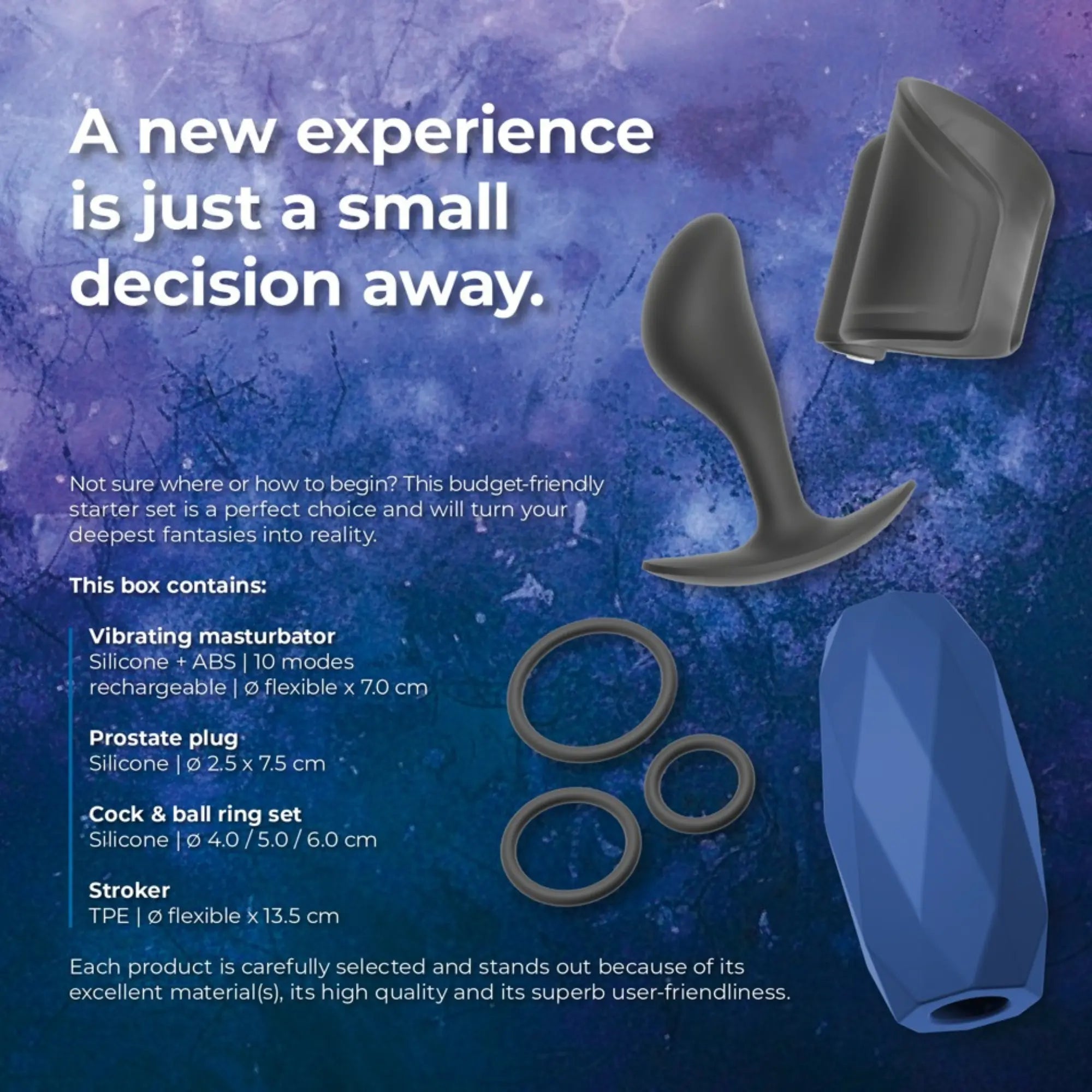 Informations bild om innehåller till Magic Shiver Starter Set Masculine