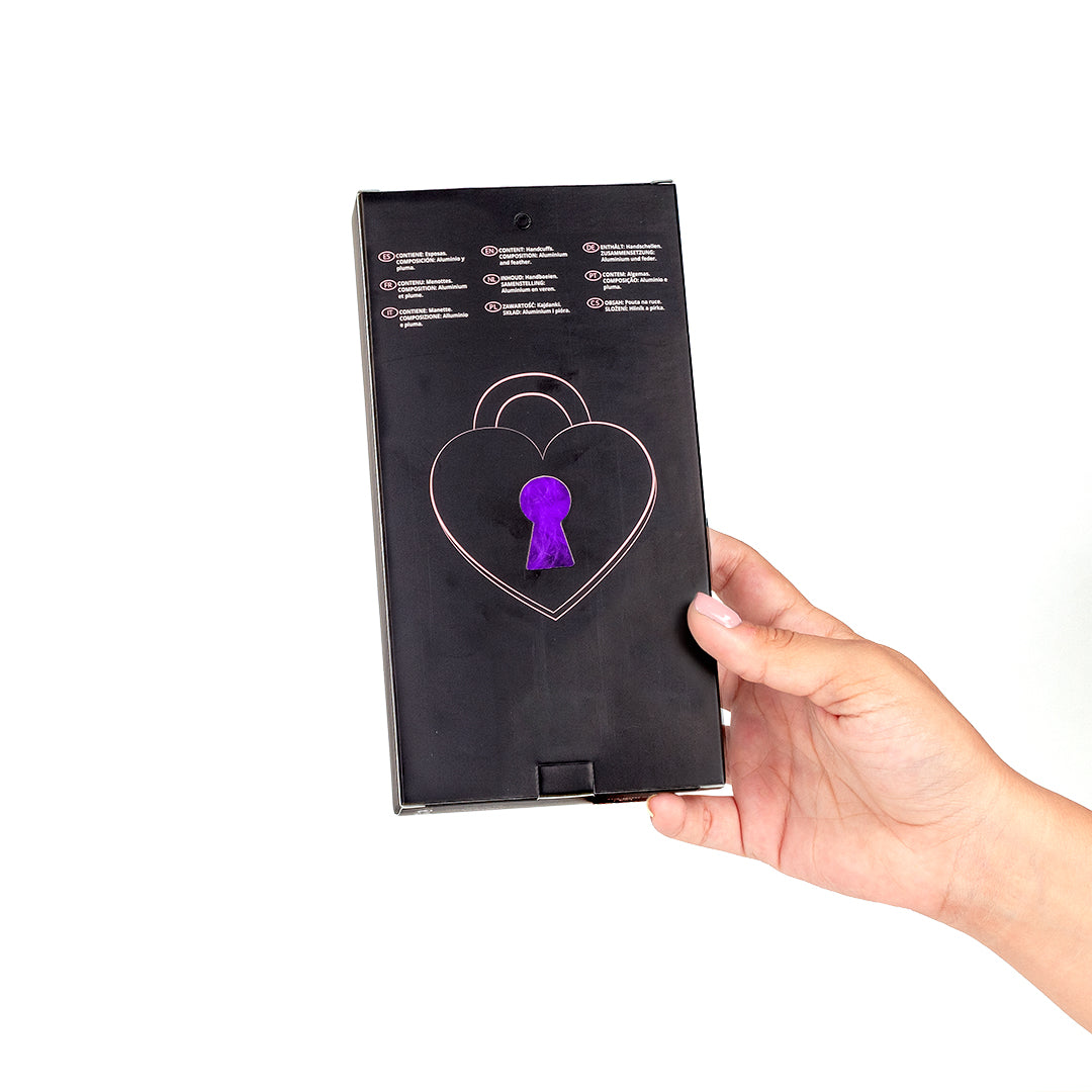Secret Play Fuzzy Handcuffs Purple