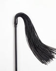 Feather Tickler & Whip svart, piskdel med fransar