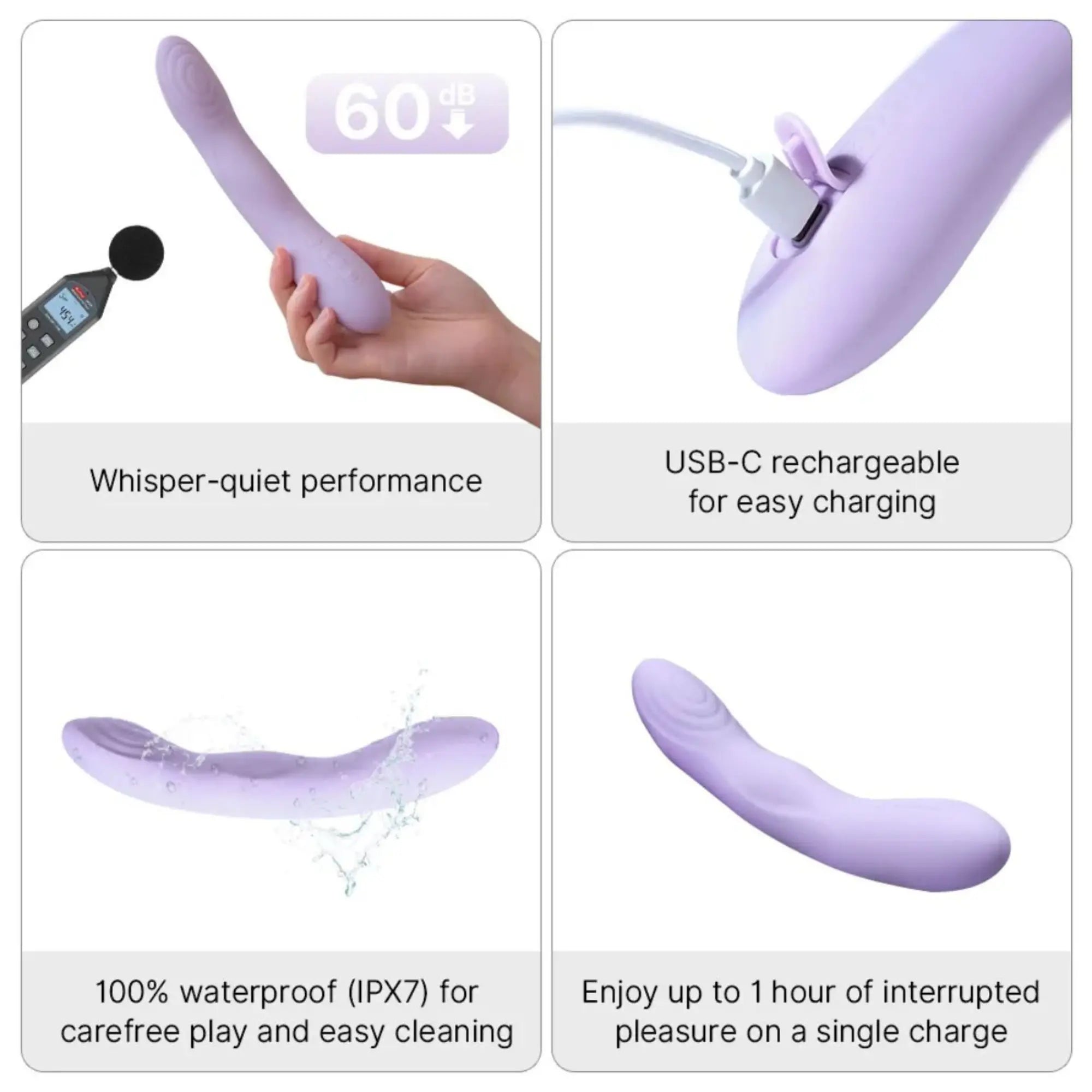 Instruktioner till användning av Svakom Selena Heated Vibrator Lavender